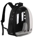 Medium capacity grey PC cat diaper bag with side-open design, shown next to a pink version.