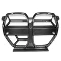 Dry carbon fiber front bumper grille for BMW M3 M4 G80 G82, 3K weave, black
