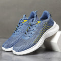 Women's Flyknit running shoes in lavender purple with EVA sole and mesh upper