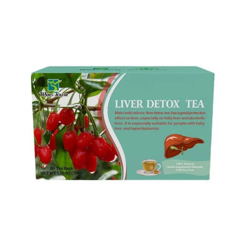 Herbal substitutional tea box showing 50g medicine-food homology blend with traditional Chinese herbal ingredients
