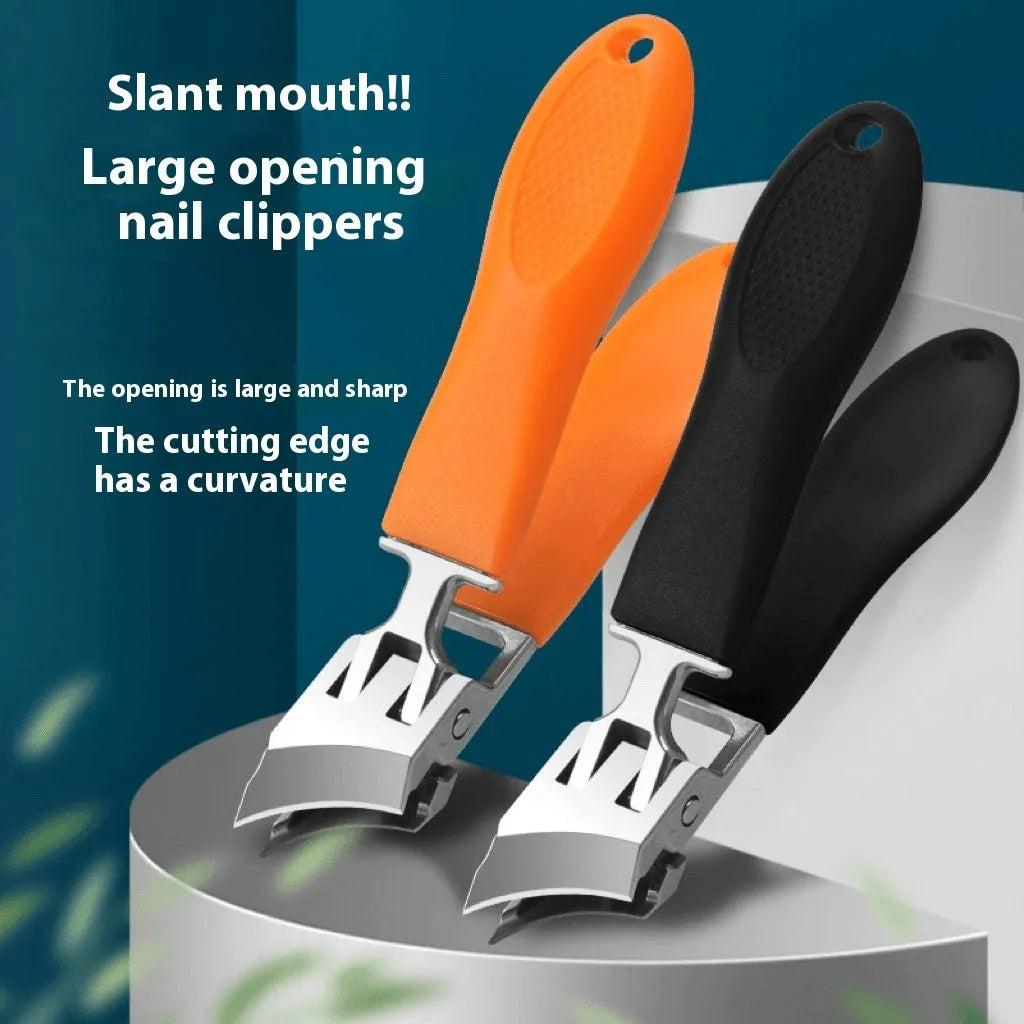 Household nail maintenance kit with stainless steel tools including champagne pliers and oblique pliers