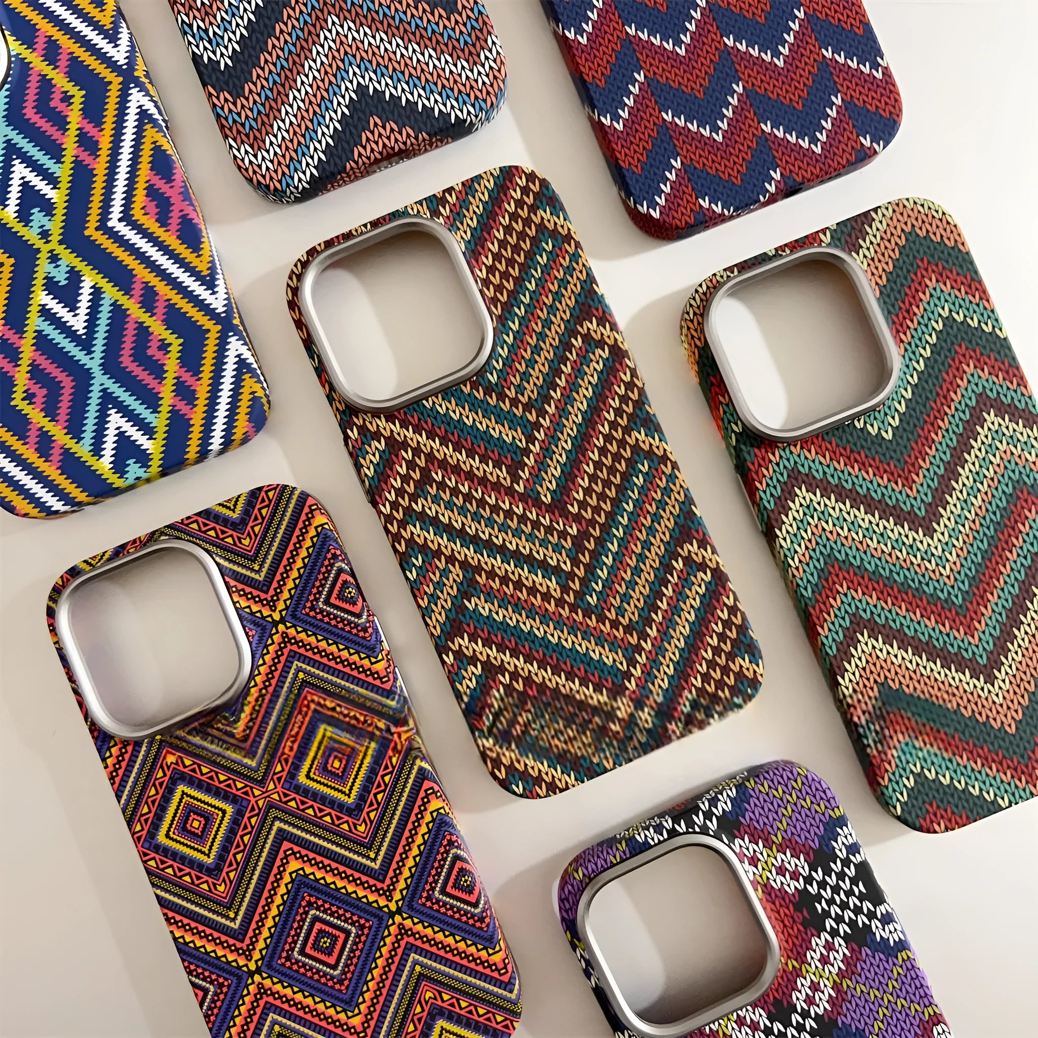 Kevlar skin texture micro relief PC hard phone case frosted finish with magnetic suction for iPhone