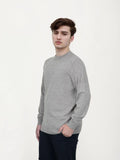 Men's regular fit pullover sweater in standard wool for autumn and winter business wear