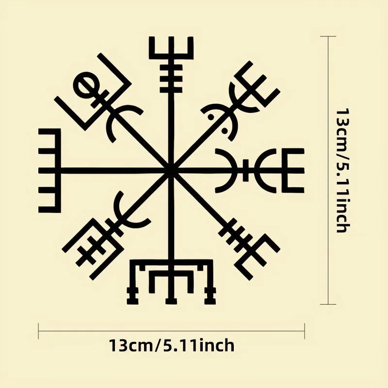 Vegetarian No Charm design square vinyl sticker measuring 13x13cm for car glass or notebook
