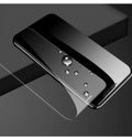HD tempered glass screen protector for Samsung Galaxy phone with anti-fingerprint coating and full-screen coverage