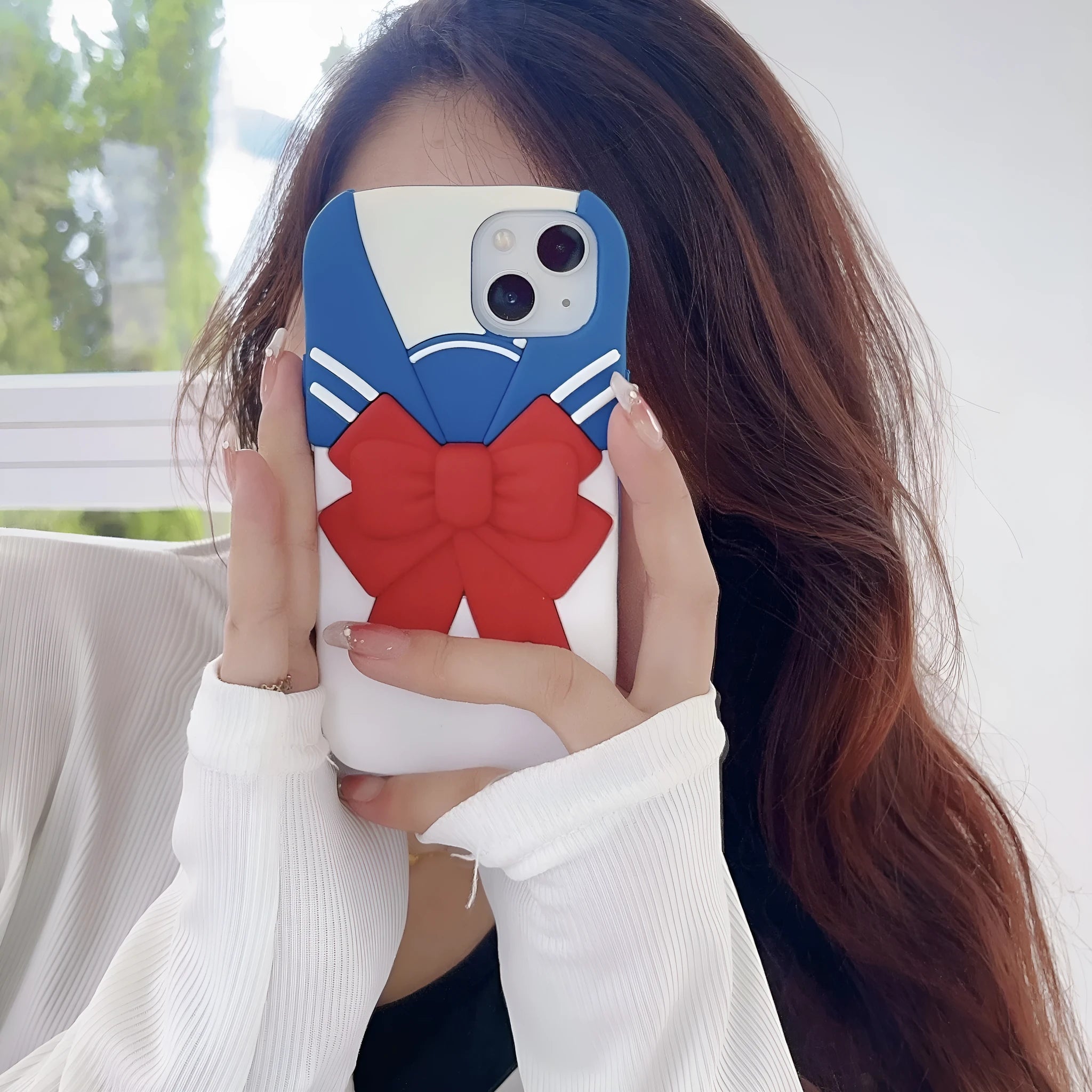 Cartoon clothes silicone phone case drop resistant for iPhone 11 12 13 14 Pro Max