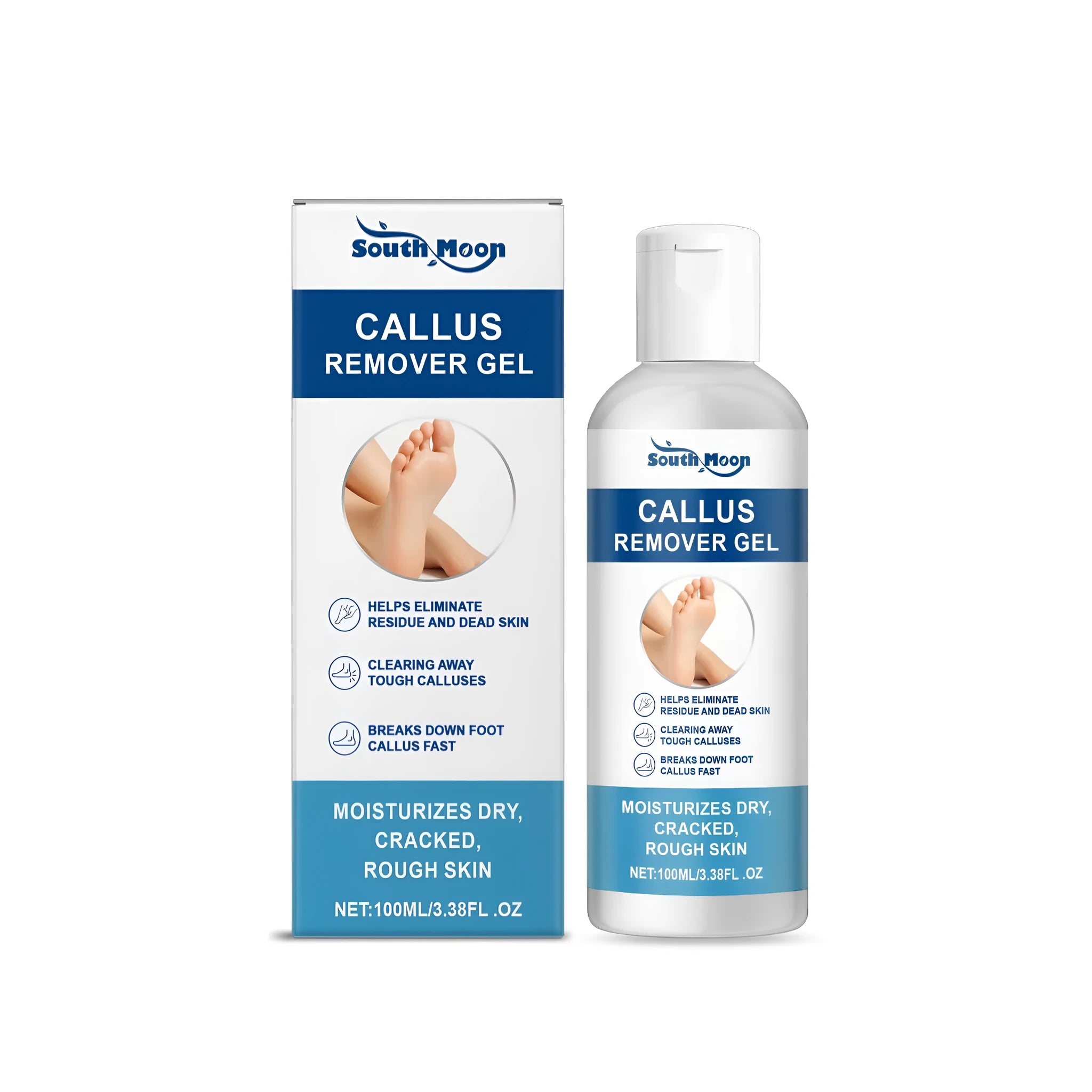 100g tube of callus remover foot care gel with coconut oil and tea tree oil