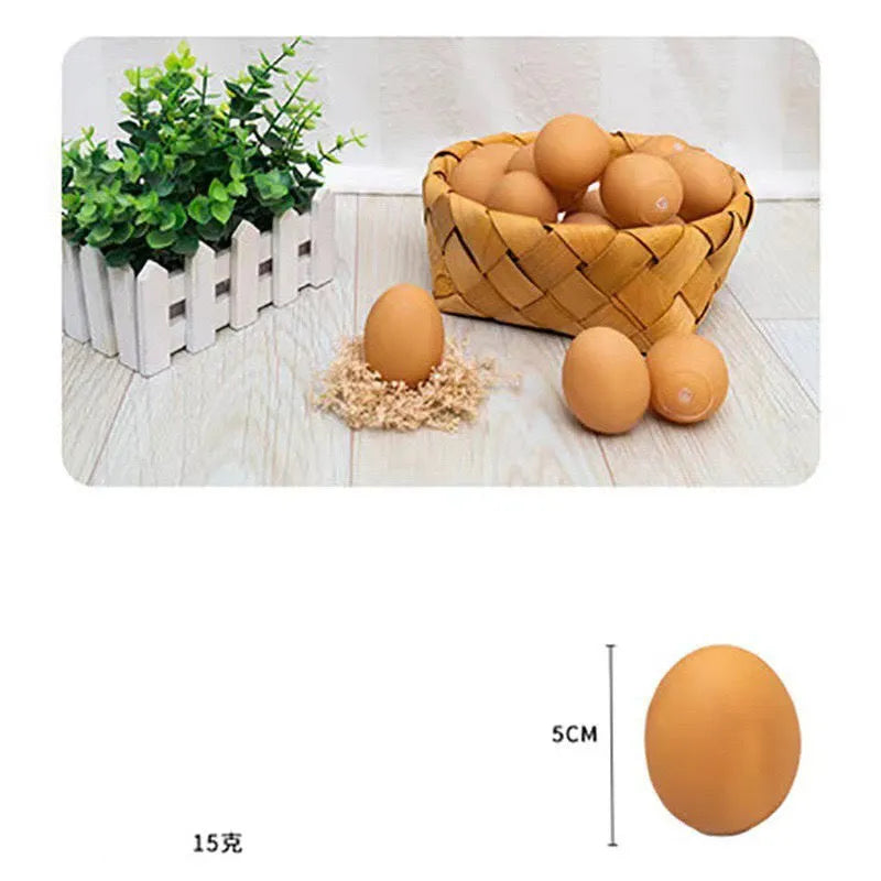 Simulation egg dog toy with sound for tooth cleaning made of non-toxic TPR material