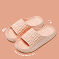 Leaf texture patterned EVA slippers for indoor household use in various colours