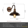 Retro-style metal wall lamp for a villa courtyard in a silver finish with right-angle mount.