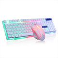 Limei GTX300 gaming keyboard and mouse set in black orange glow colour with backlight illumination