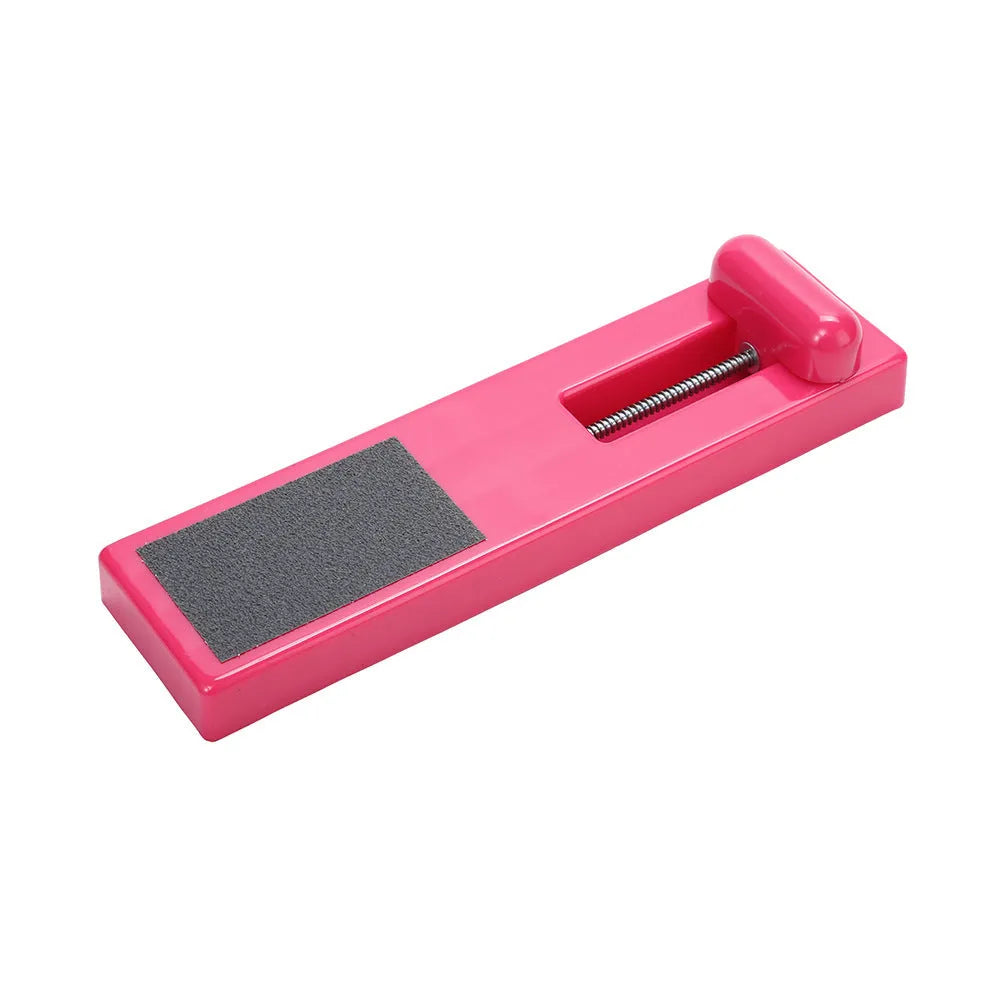 Pink and white ballet foot trainer for dancer flexibility and muscle strength development