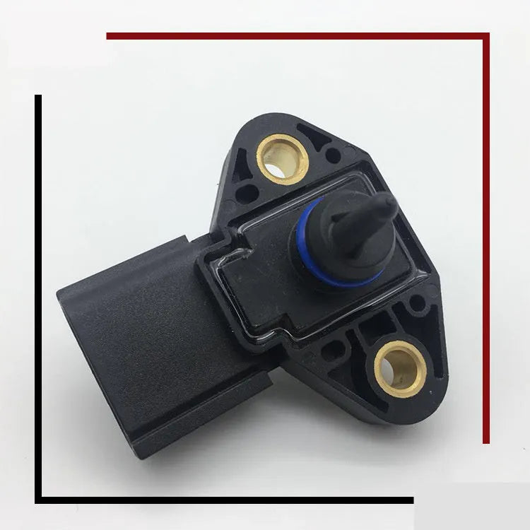 Black ABS housing Ford Lincoln intake pressure sensor with electrical connectors
