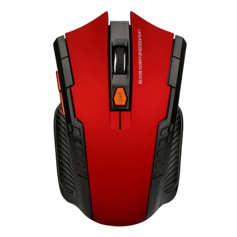 Colour-changing wired USB mouse in black, ultra-thin design with scroll wheel, on a desktop surface