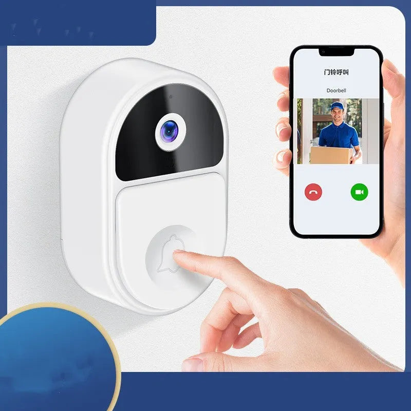 Doodle Smart Visual Doorbell V8 with two-way intercom USB charging black or white outdoor room use