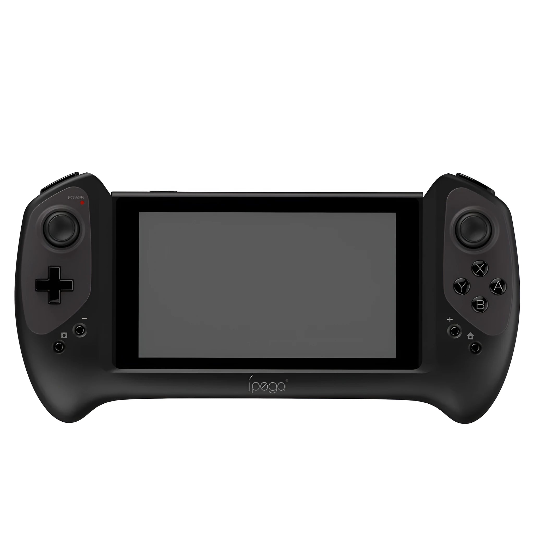 Black Bluetooth wireless gamepad for Nintendo Switch with ergonomic curved grip and matte finish