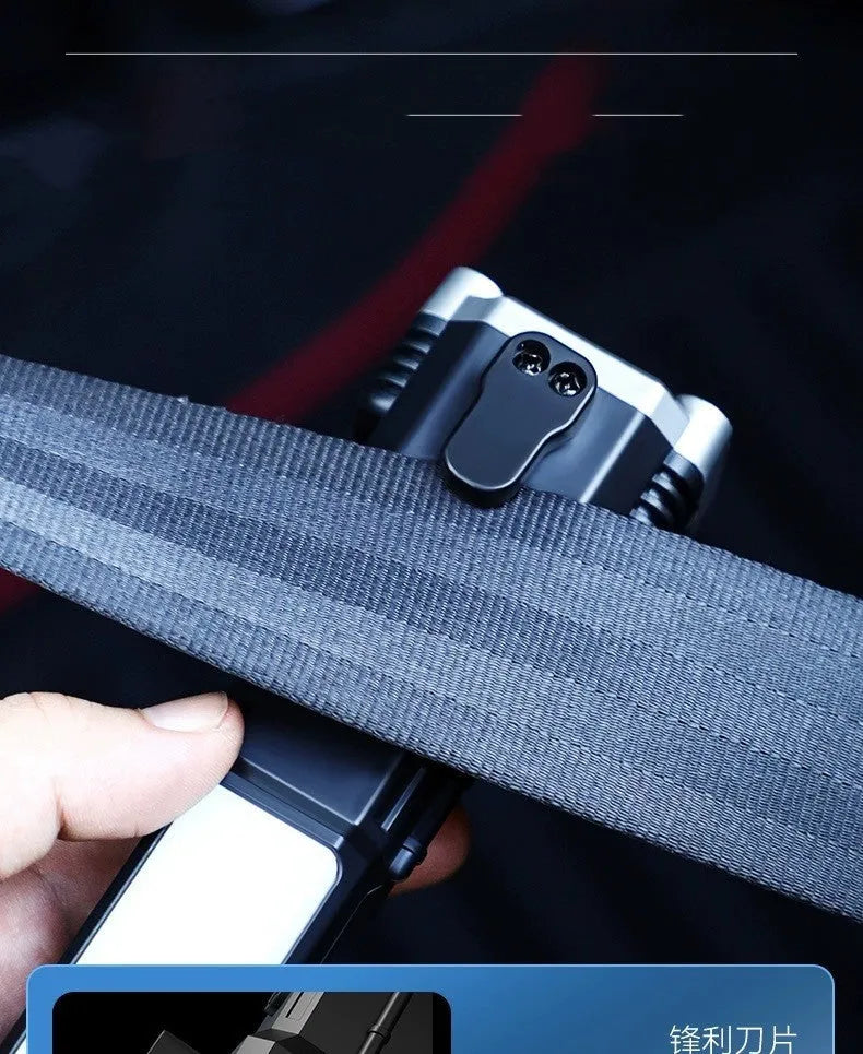 Silver plastic portable LED flashlight with integrated USB power bank charging port.