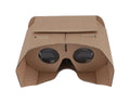 White paper virtual reality VR glasses viewer for mobile phones with 153mm x 83mm size.