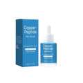 30ml copper peptide hair oil bottle, 38.5mm square, 95mm tall