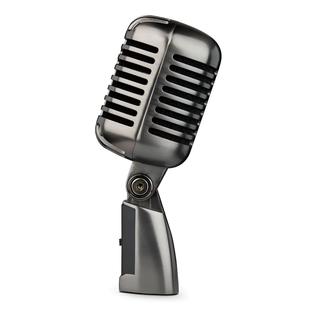 Retro-style wireless condenser microphone in FG2 colour for K-song and recording.