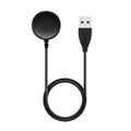 Black plastic USB watch charger with dimensions 34x10mm for wireless fast charging