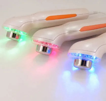 3MHZ LED colour photon massager with 36 adjustable R/G/B phototherapy modes, 150g, 17.5 x 4.7 x 4.4cm, for facial and body skincare