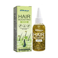 60ml glass bottle of hair care essential oil for anti-fall repair and dry hair treatment