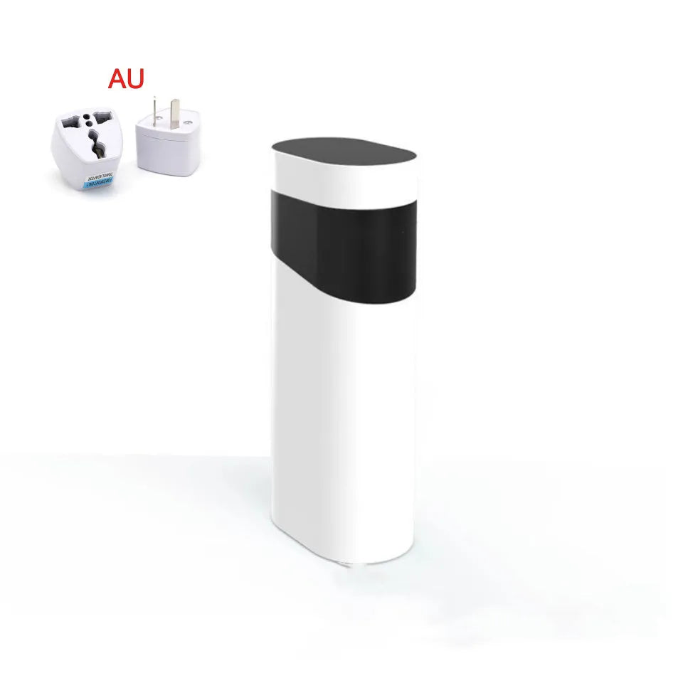 Desktop instant water dispenser in black or green with nano heating film technology and adjustable temperature control