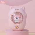 Multifunctional pet comb with laser toy in pink colour, made from ABS plastic, for grooming cats and dogs