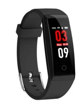 Colour screen smart bracelet with OLED display showing fitness metrics