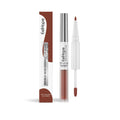 Double-headed lip liner and lacquer pen with three colour options