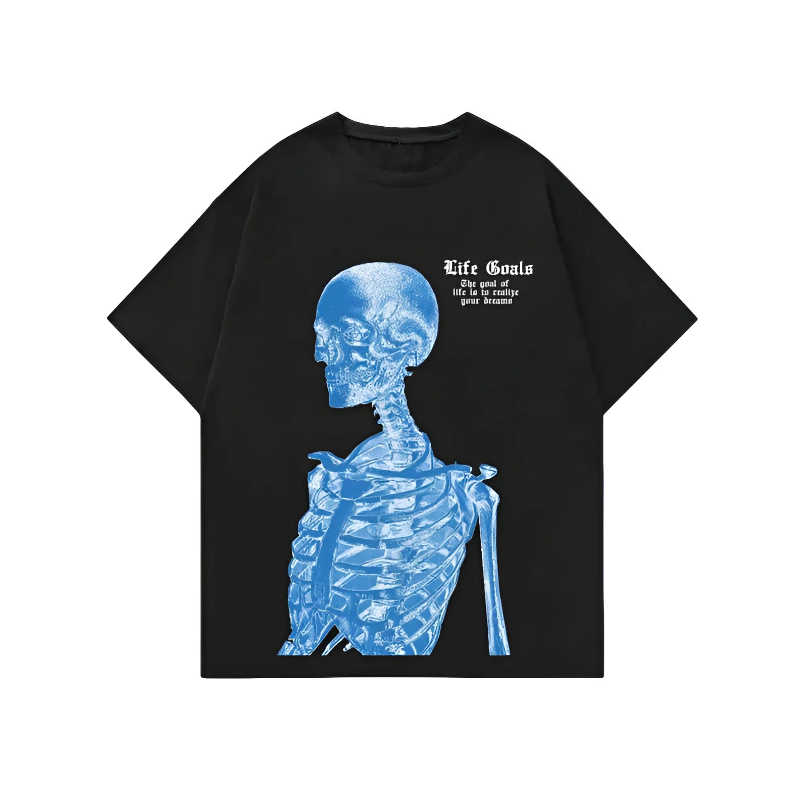 Printed men's street style short-sleeved sports t-shirt with digital pattern on polyester fabric
