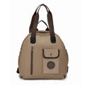 Large outdoor backpack in nylon with sandwich pocket compartments