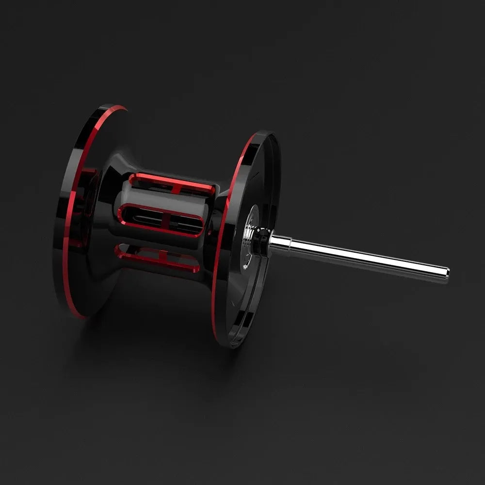 Drip wheel lure fishing reel with rocking wheel mechanism for line control
