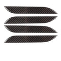 Carbon fibre door handle adhesive stickers for Tesla Model S scratch protection