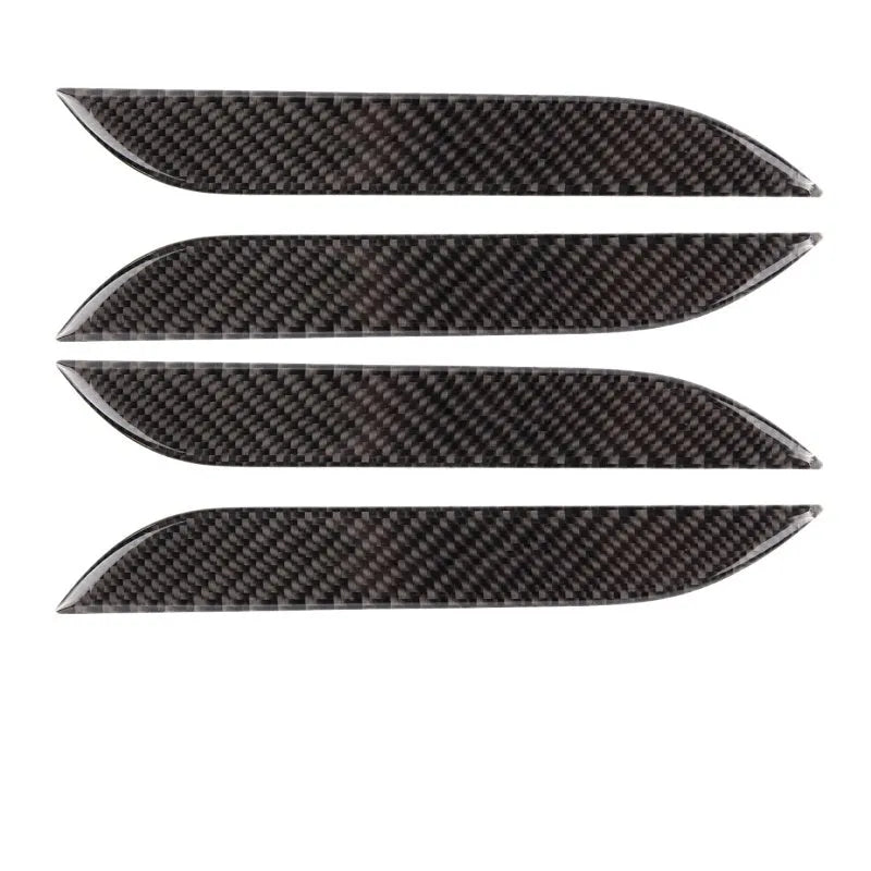 Carbon fibre door handle adhesive stickers for Tesla Model S scratch protection
