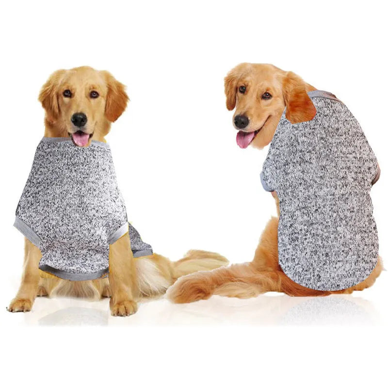 Pet sweatshirt for large dogs in acrylic material, available in sizes 3XL to 9XL and five colours