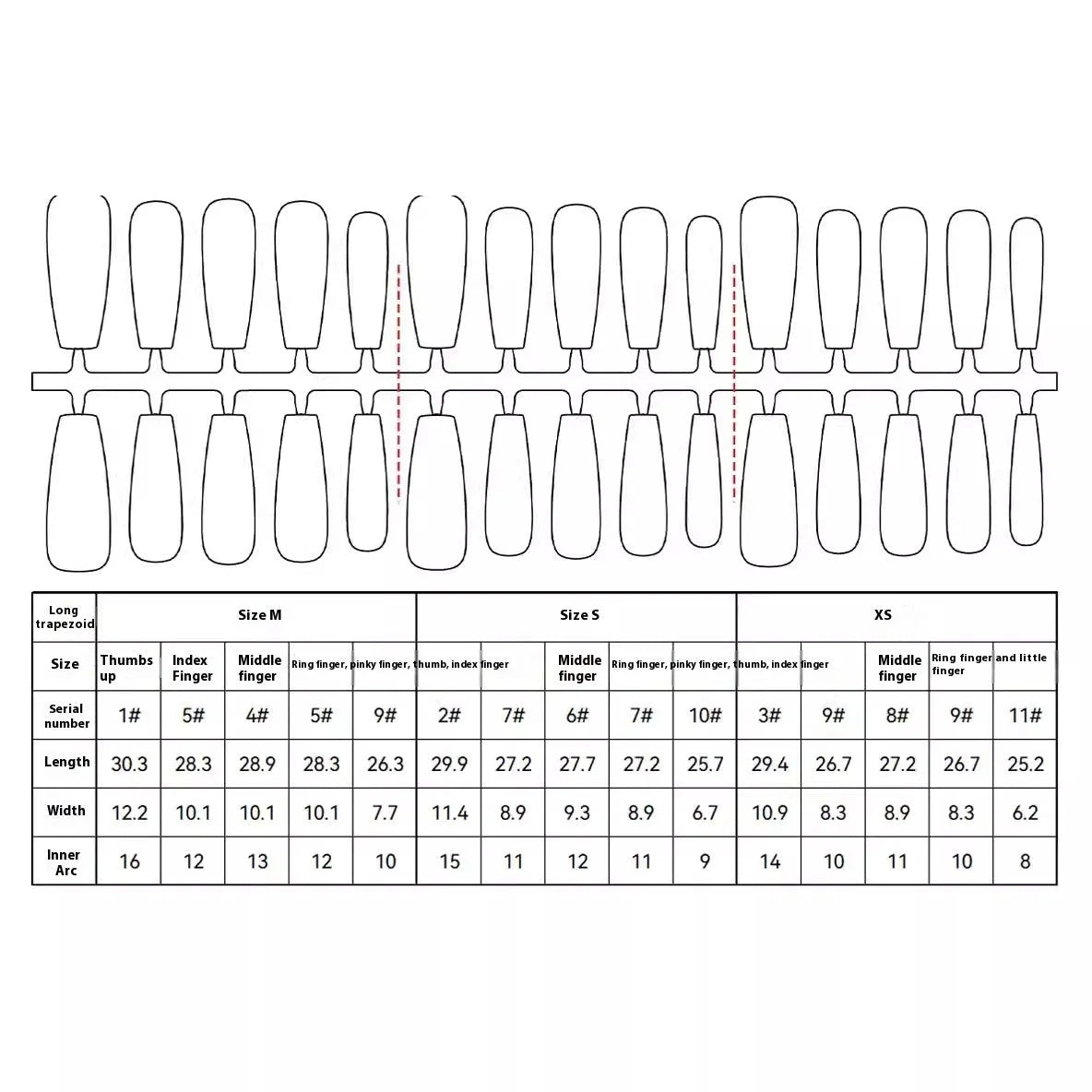 Ink dye long ladder nail stickers with butterfly pattern in glossy sealing layer finish