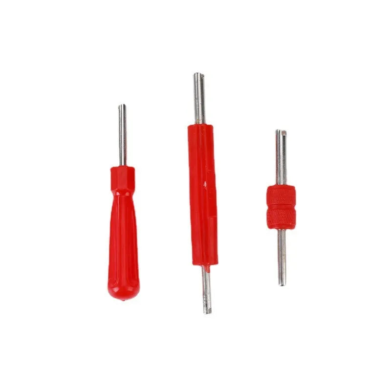 Single-head aluminium alloy twist valve wrench showing three colour style options