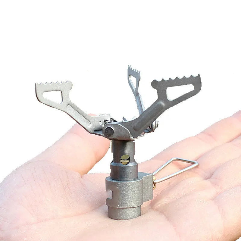 Style1 portable propane camping stove with one-piece furnace.