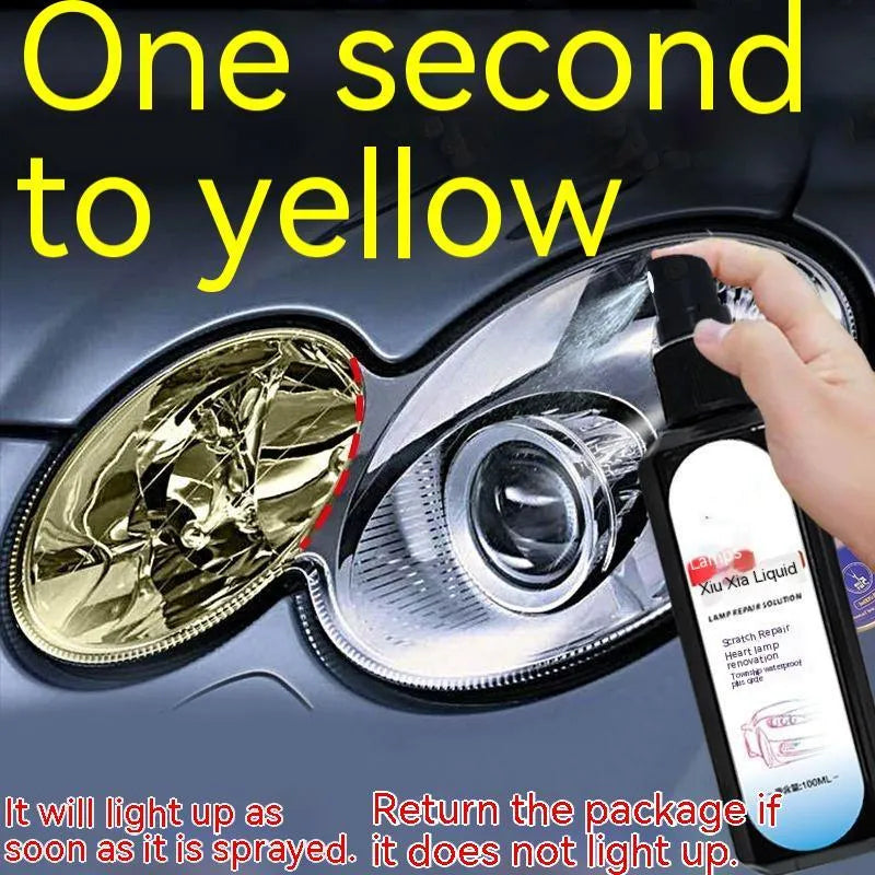 100 ml bottle of car headlight renovation repairing liquid for plastic lenses