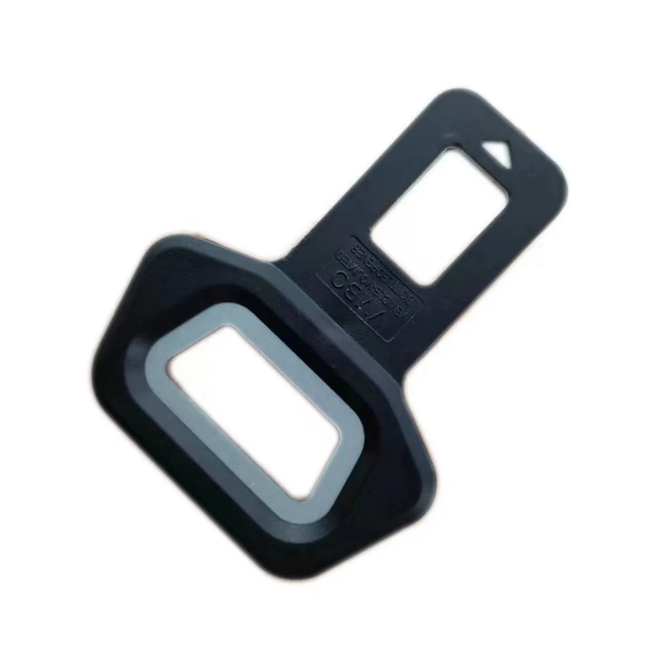 Aluminium bottle opener key chain with 2.1cm lock tongue buckle in frosted carbon fibre finish