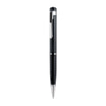 Pen shaped recorder in black with zinc alloy shell, 140mm length, compact design
