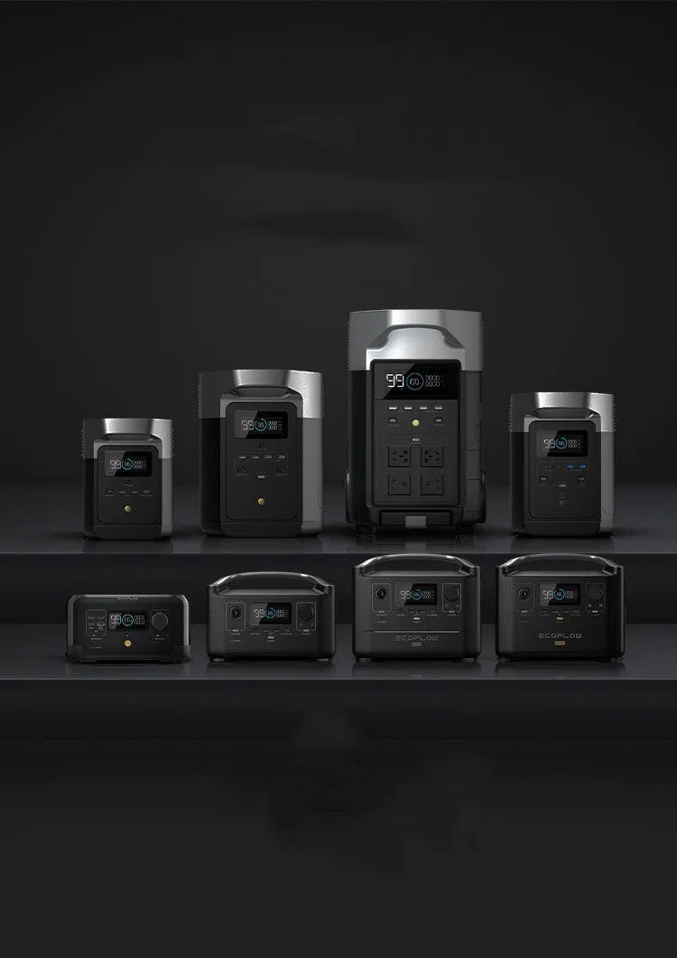 RIVER Pro portable power station with 720Wh capacity and multiple AC, USB, and DC output ports