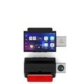 Paste 4G Tachograph front and rear dash cam 170° angle black plastic GPS Bluetooth night vision