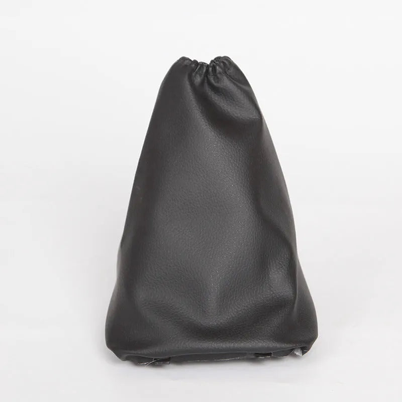 Black leather shift lever dust cover for Toyota Corolla automatic gear shifter