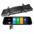 HD night vision front and rear 1080P 12 inch streaming media electronic rearview mirror with dual lens plastic body