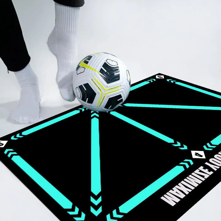 Indoor football training mat with cushion colour for skill development practice