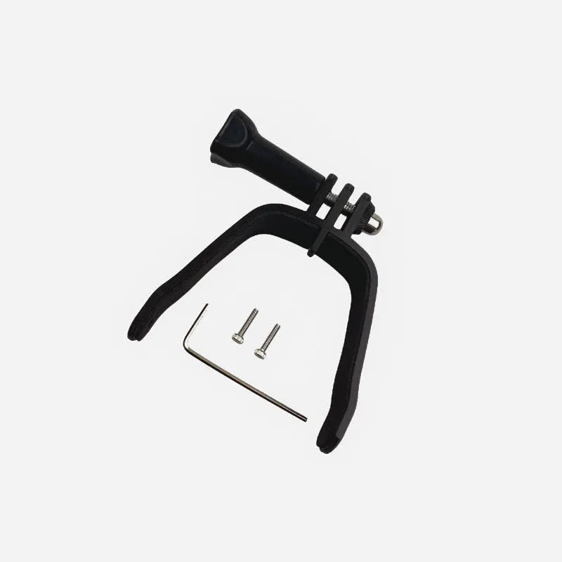 3D printed FPV drone expansion bracket for mounting GoPro action cameras with sponge protection