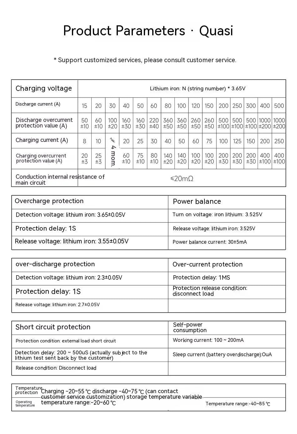 Dali lithium iron phosphate battery protection board for 4S 12V LiFePO4 battery packs